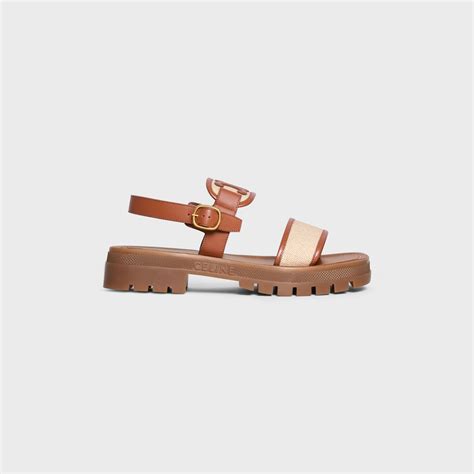 clea sandal celine|Celine triomphe sandals.